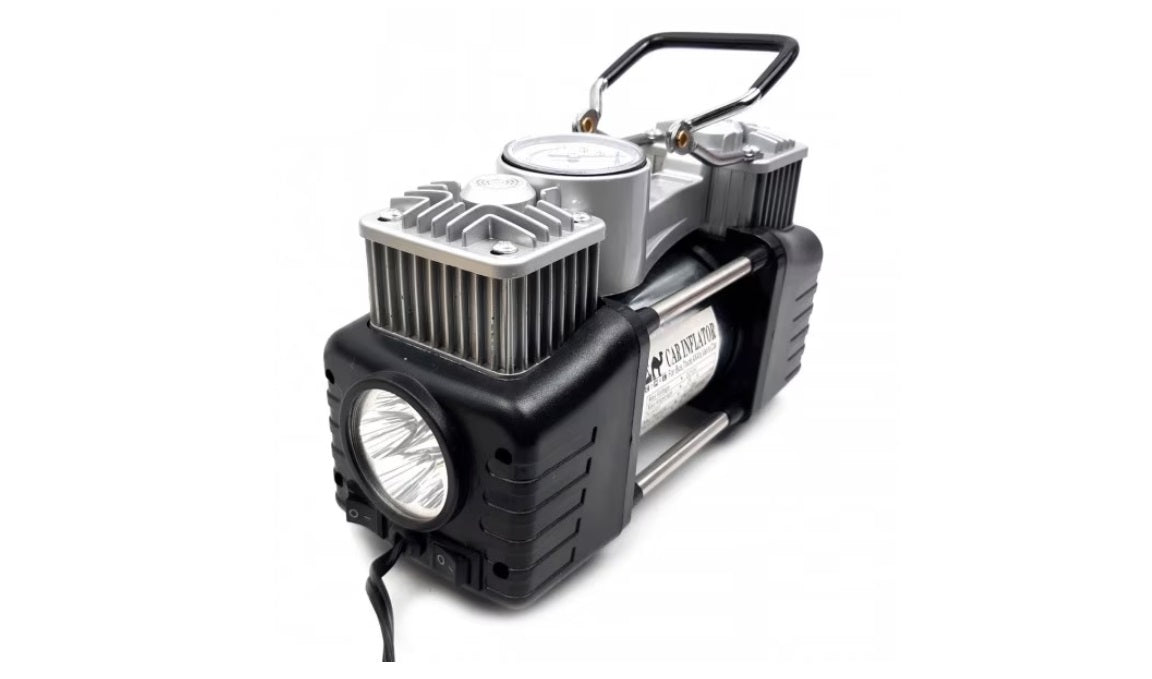 Compresor auto portabil 12V cu manometru analogic – 150 PSI