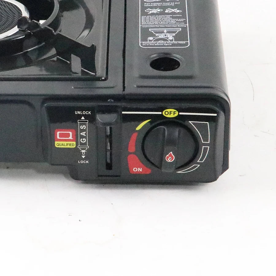 Mini aragaz portabil 1,3 kW – aprindere electrică, ideal pentru outdoors