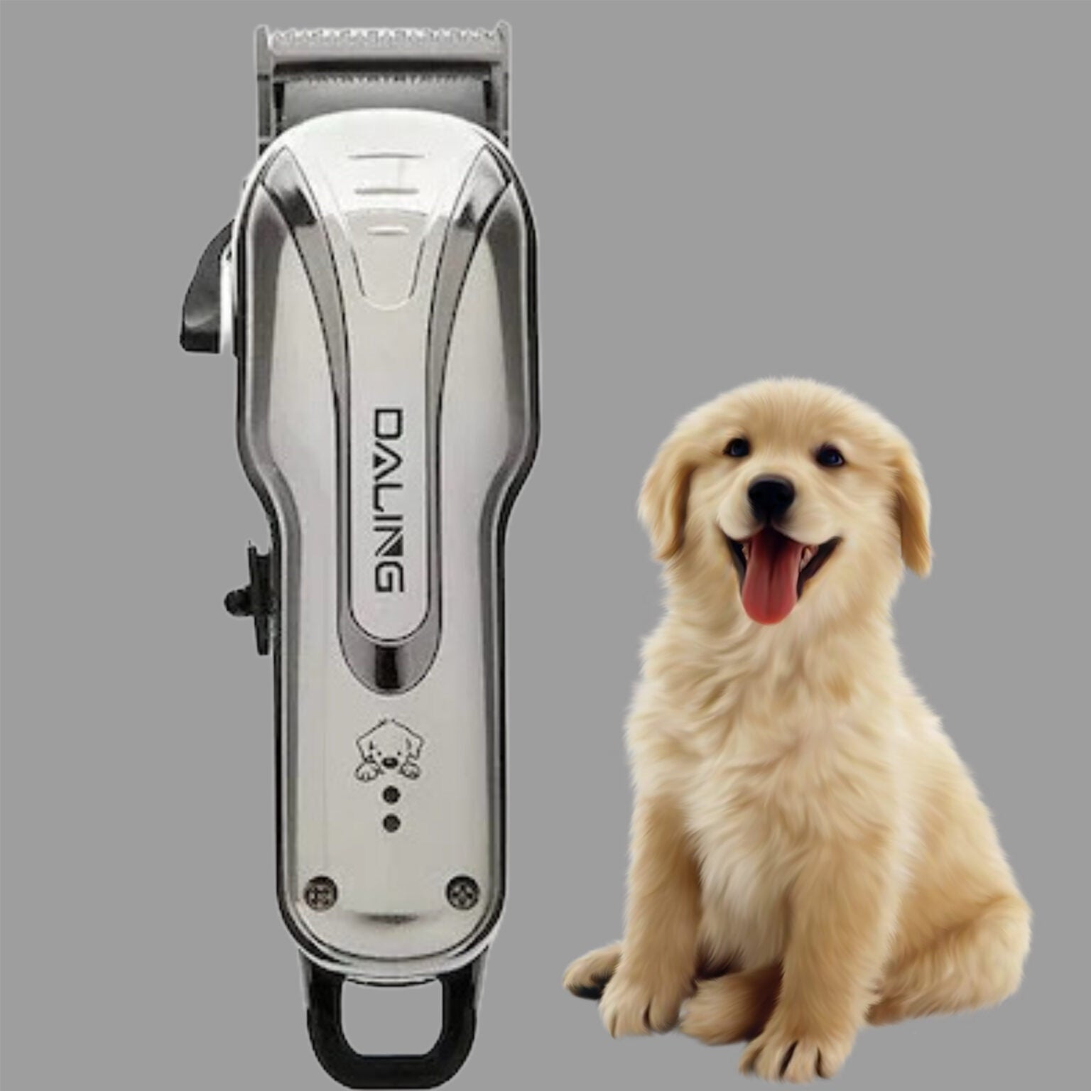 Set profesional pentru tuns animale – 7 piese, silentios, fără fir