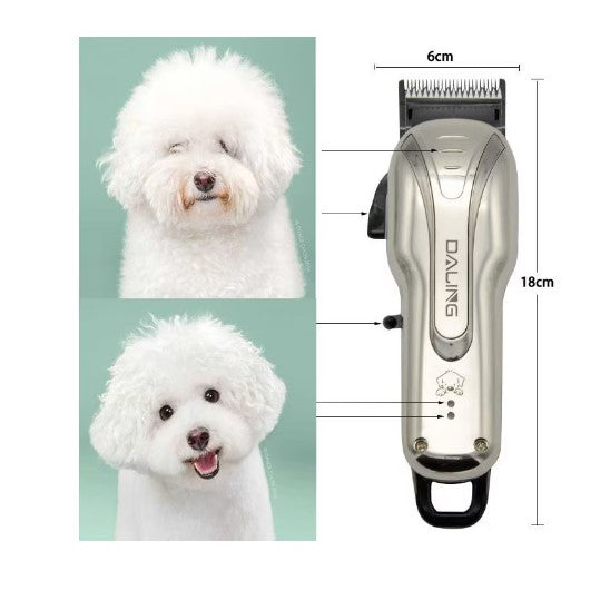 Set profesional pentru tuns animale – 7 piese, silentios, fără fir