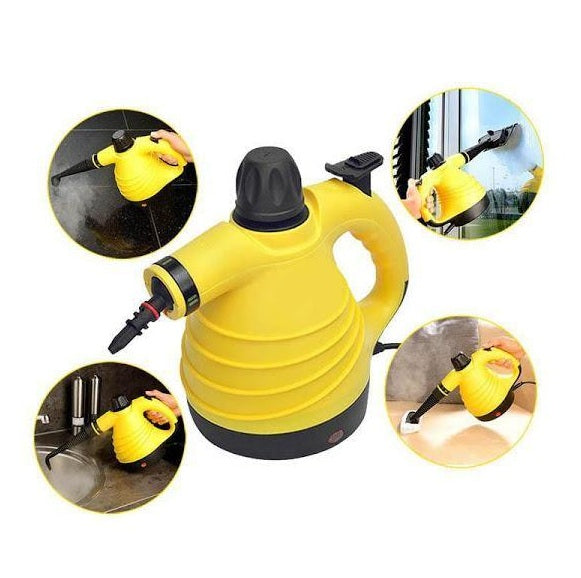 Aparat de curățat cu aburi – 1000W, 125°C, 250 ml, 5 m cablu, accesorii incluse