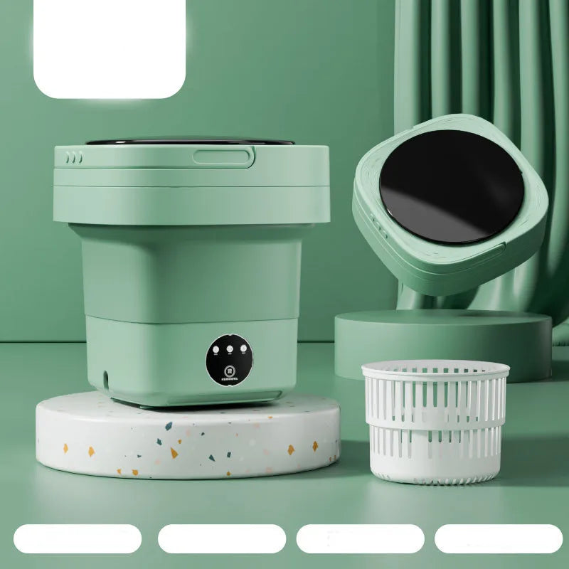 Mini mașină de spălat portabilă 9L, pliabilă și ușor de transportat