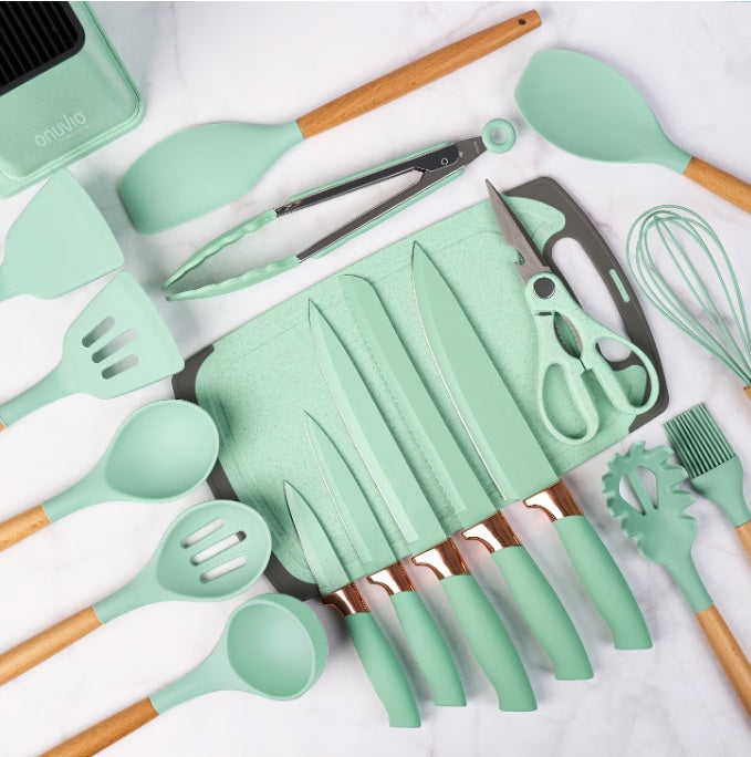 Set bucătărie 19 piese — ustensile esențiale pentru gătit