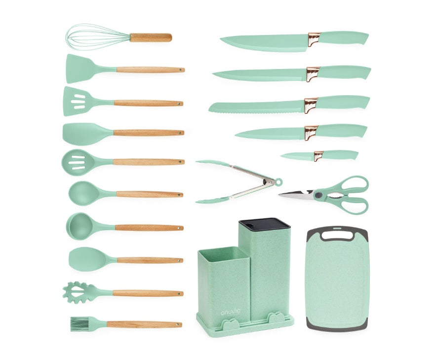 Set bucătărie 19 piese — ustensile esențiale pentru gătit