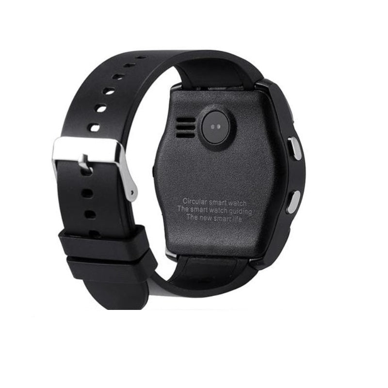 Ceas Smartwatch V8 Negru – Funcții Avansate și Design Compact