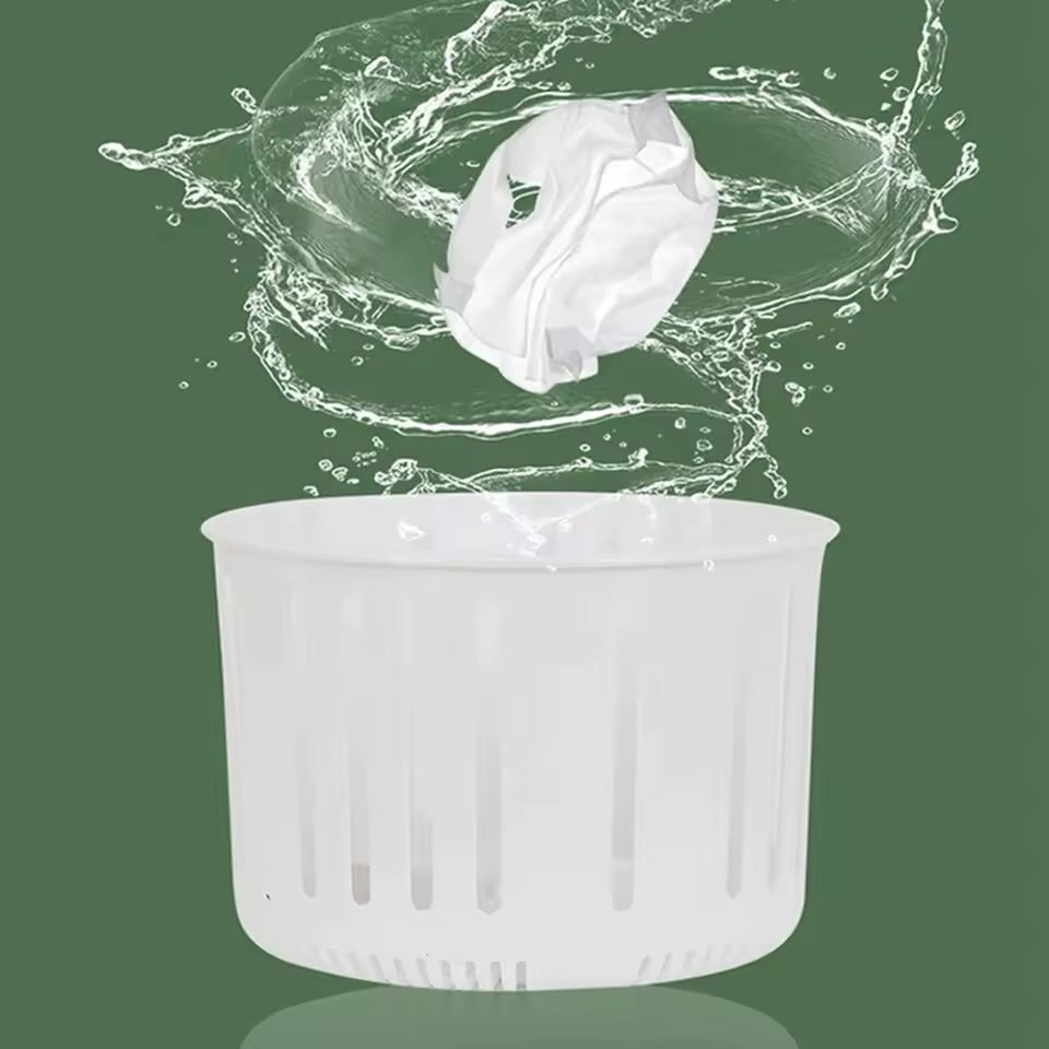 Mașină de spălat portabilă pliabilă 8L cu funcție de stoarcere și 3 programe de spălare – culoare aleatorie