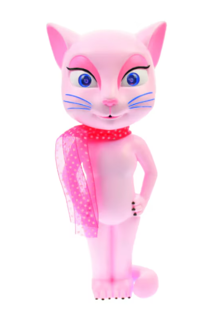 Set educativ: păturică stelute fosforescentă + pisică interactivă 30 cm