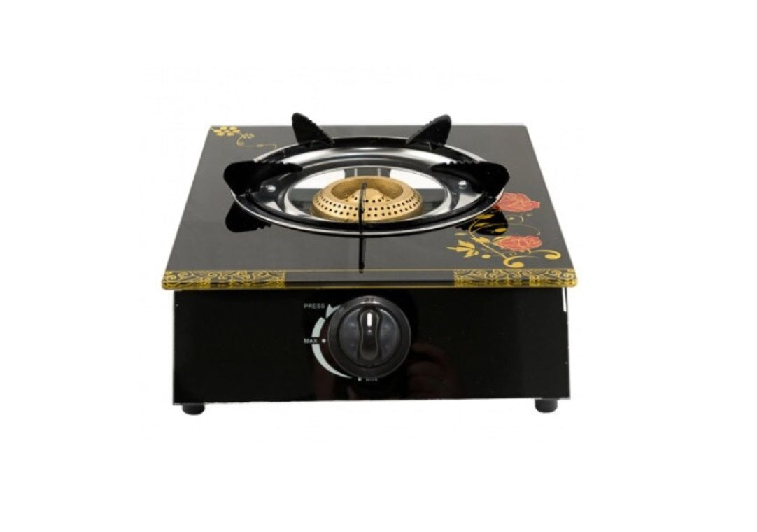 Aragaz din sticlă securizată, 1 ochi, aprindere pe quartz – portabil și eficient