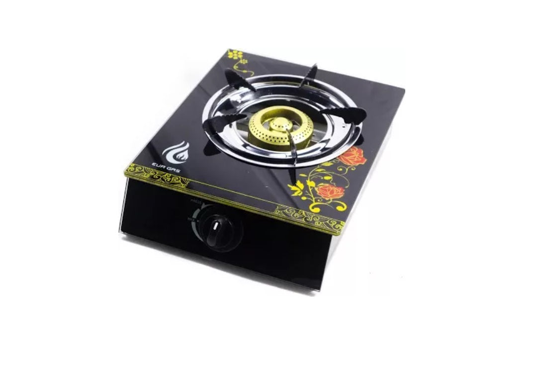 Aragaz din sticlă securizată, 1 ochi, aprindere pe quartz – portabil și eficient