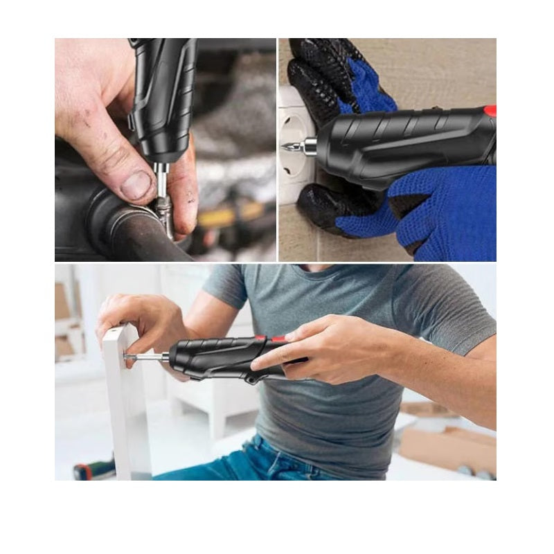 Șurubelniță electrică wireless – 50W, 48 accesorii, LED, acumulator Li-ion 1300 mAh