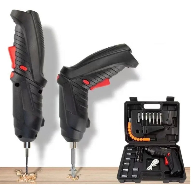 Șurubelniță electrică wireless – 50W, 48 accesorii, LED, acumulator Li-ion 1300 mAh