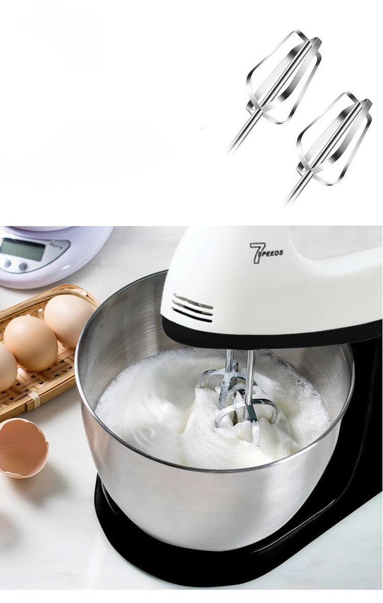 Mixer cu bol plastic 2L, 250W, 7 viteze – mixare eficientă