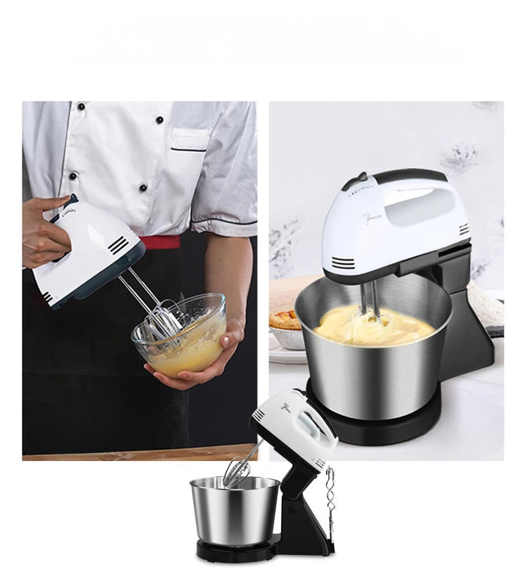 Mixer cu bol plastic 2L, 250W, 7 viteze – mixare eficientă