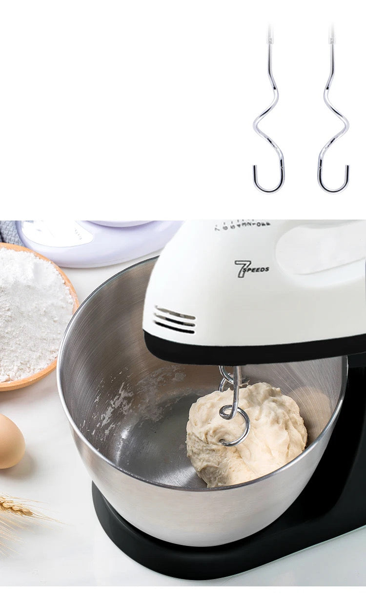 Mixer cu bol plastic 2L, 250W, 7 viteze – mixare eficientă