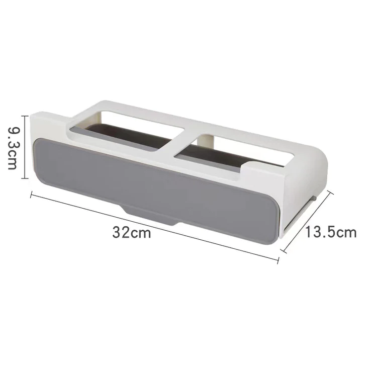 Suport sub raft pentru 7 recipiente, 32 x 13.5 x 9.5 cm – organizare eficientă a bucătăriei