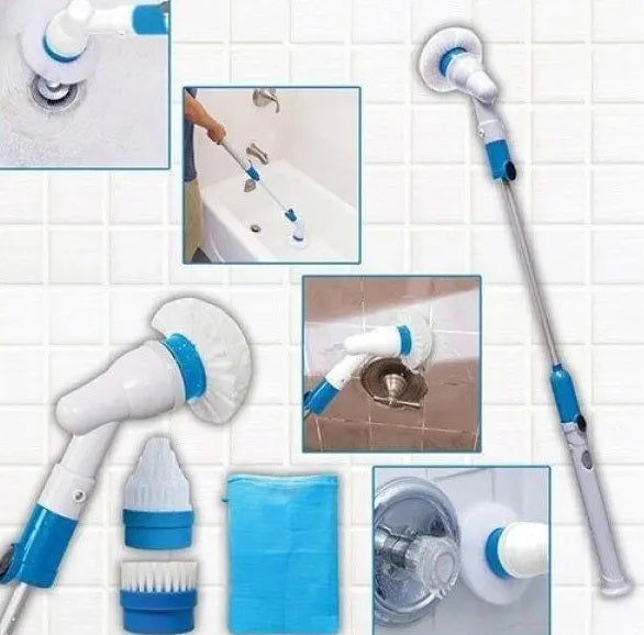 Mop Rotativ Hurricane Spin Scrubber cu 3 capete rotative – curățare eficientă și fără efort