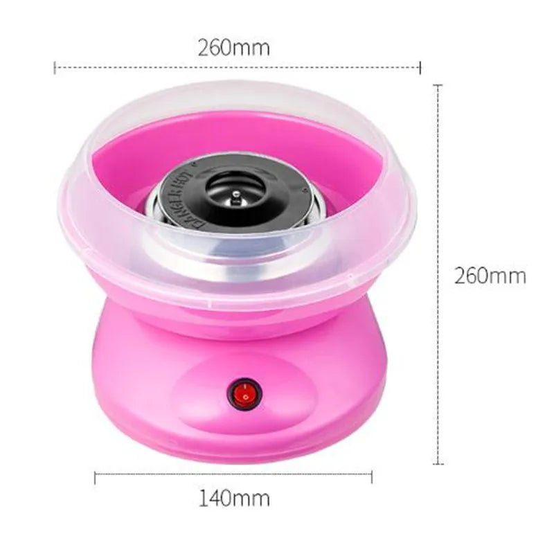 Mașină pentru vată de zahăr mică, roz – aparat dulce pentru copii