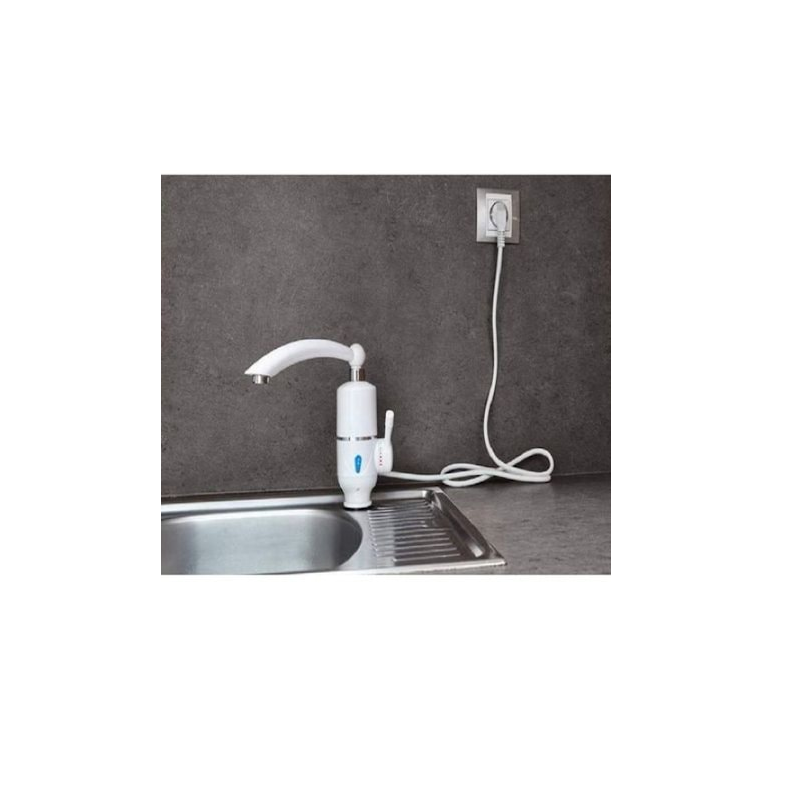 Robinet electric pentru incălzire instantă a apei – pornire rapidă și instalare simplă, alb