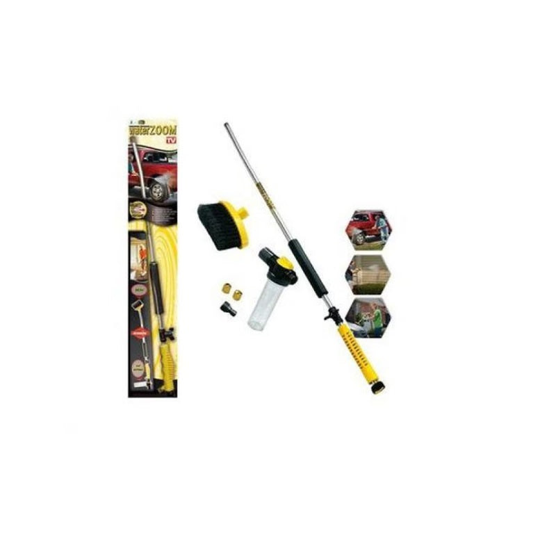 Pistol de spălat cu presiune, recipient pentru săpun și perie rotativă 360° – Curățare eficientă a autoturismului