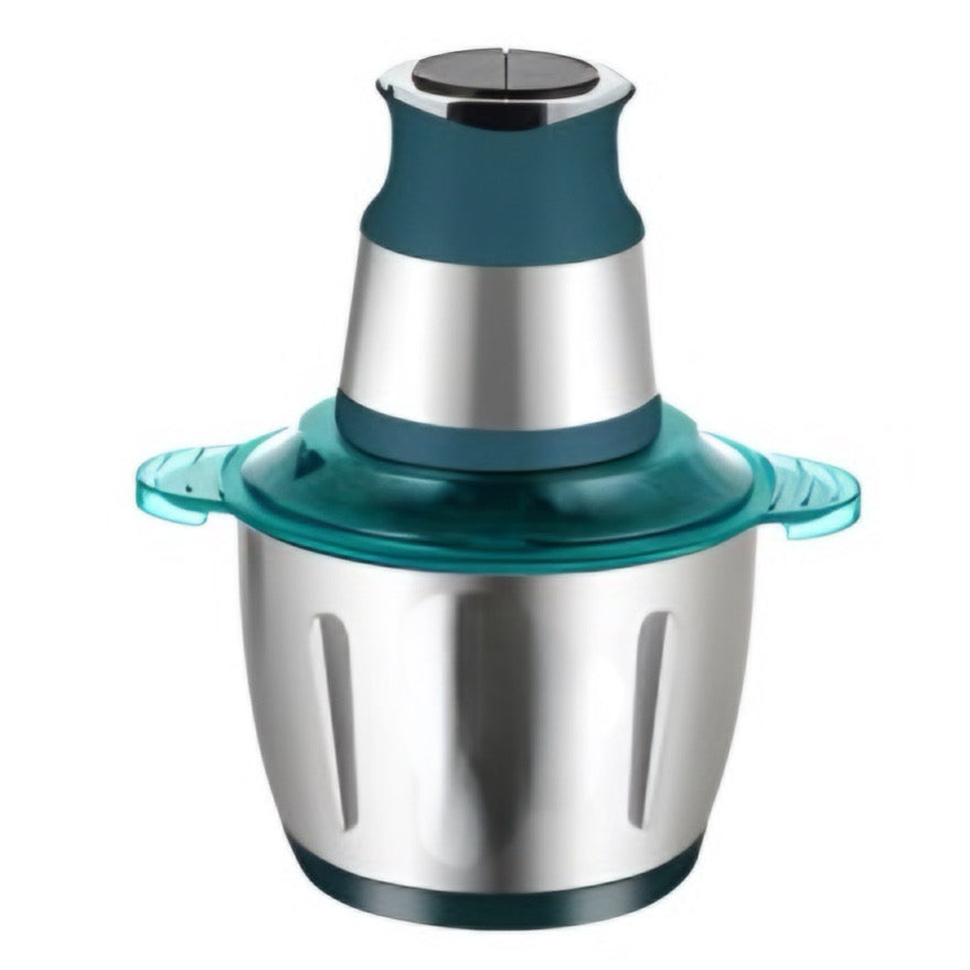 Tocător electric 300 W cu 4 lame interne din inox și bol din inox 2 L