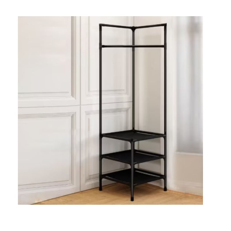 Raft de colț pentru organizare și depozitare, ideal pentru baie sau bucătărie