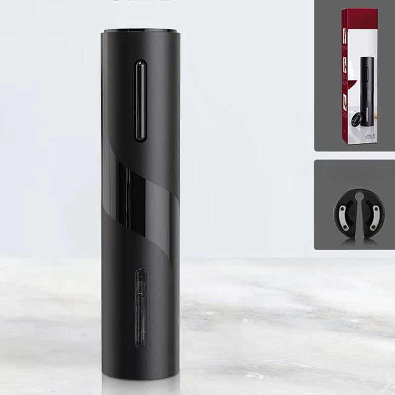 Tirbușon electric automat — deschizător sticle vin pe baterii