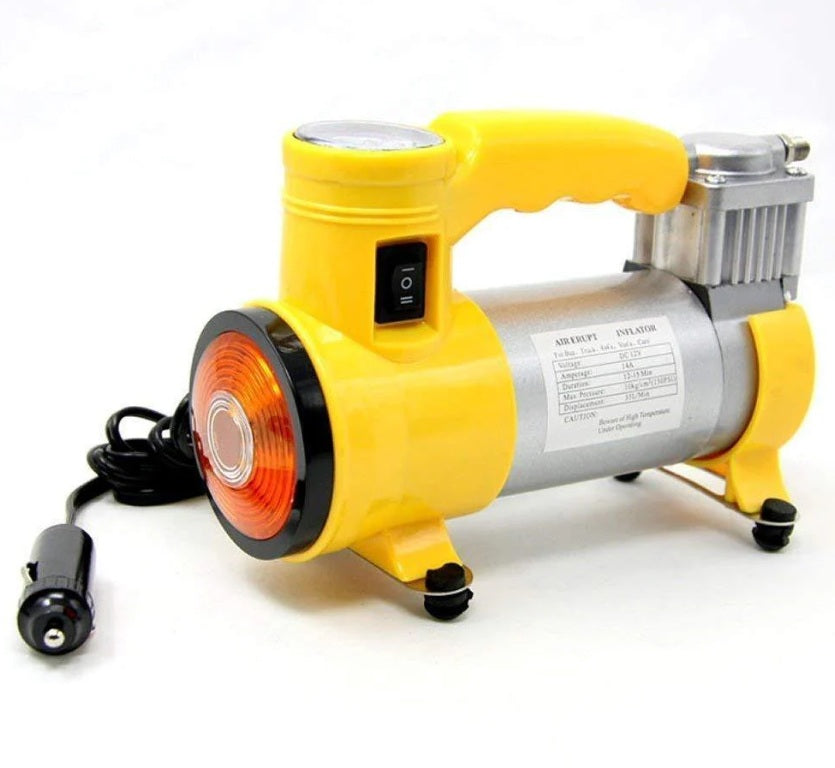 Compresor auto portabil 12 V, 35 l/min, presiune maximă 150 PSI