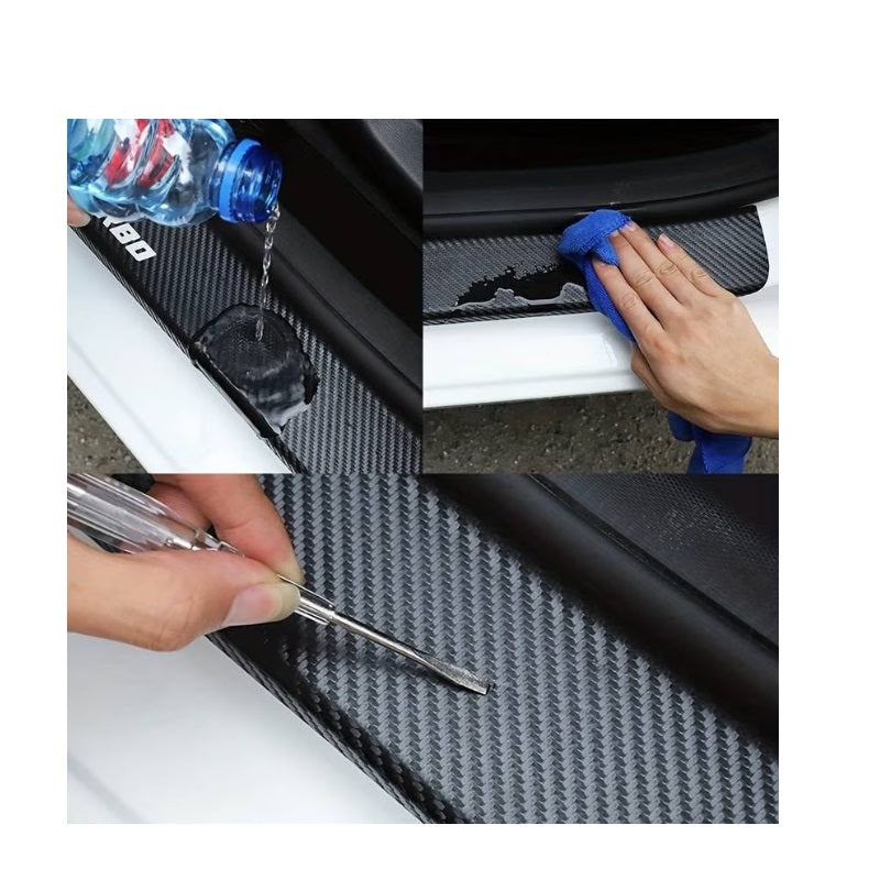 Bandă adezivă tip carbon pentru protecție și tuning auto