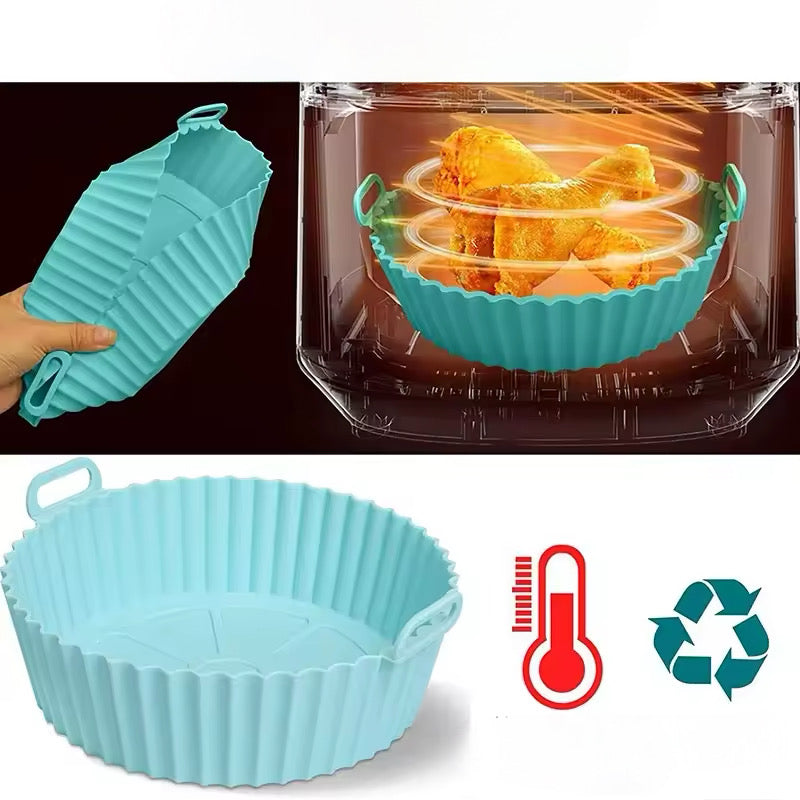Forme din silicon pentru friteuza cu aer – set 3 bucăți (3–5QT)