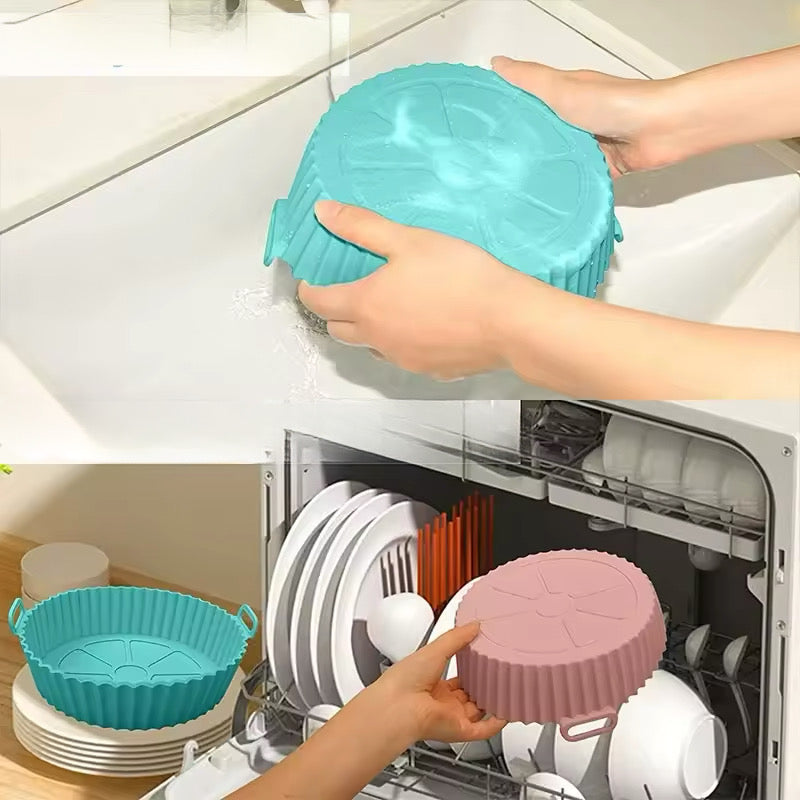 Forme din silicon pentru friteuza cu aer – set 3 bucăți (3–5QT)