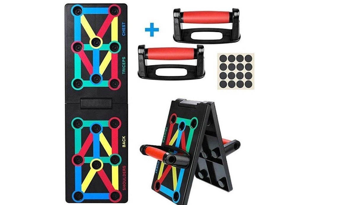 Placă pliabilă fitness 13-în-1 pentru exerciții acasă