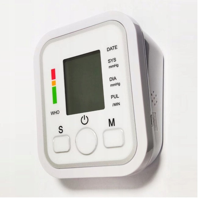 Tensiometru de braț portabil cu afișaj digital și memorie multiple