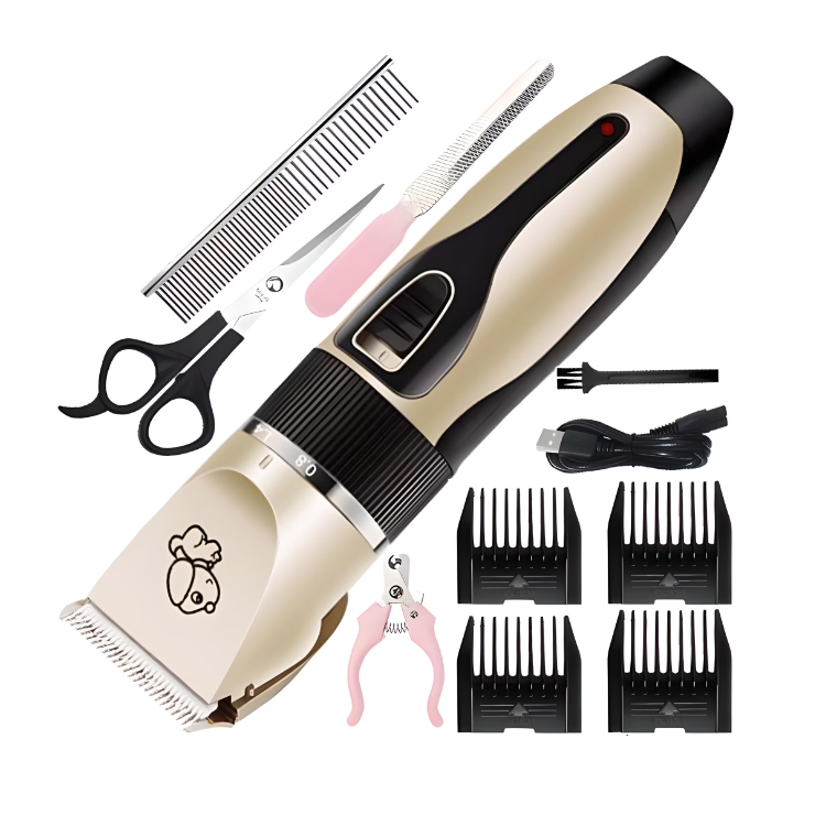 Aparat profesional de tuns animale cu set complet accesorii