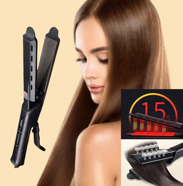 Placă ceramică pentru îndreptat părul – 4 setări de temperatură, încălzire rapidă în 30 secunde