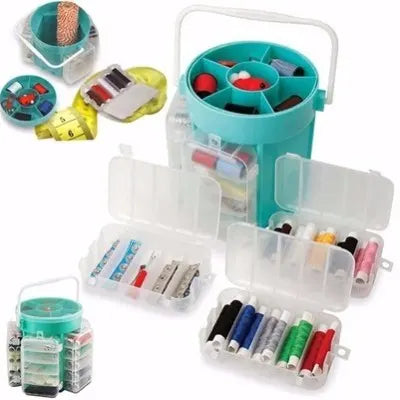 Trusă de cusut portabilă cu 200 de piese – soluție completă pentru pasionații de mercerie