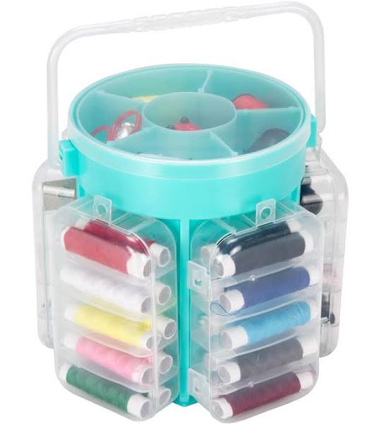 Trusă de cusut portabilă cu 200 de piese – soluție completă pentru pasionații de mercerie