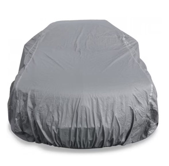 Prelată auto gri 410-430 cm — protecție completă UV și împotriva factorilor externi