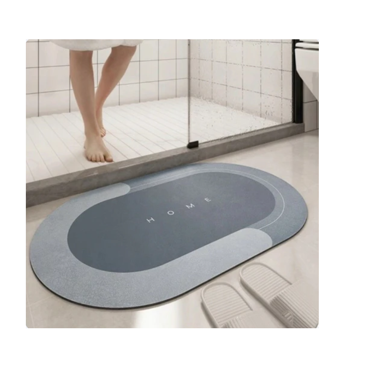 Covoraș de baie antiderapant – 60 x 40 cm, uscare rapidă