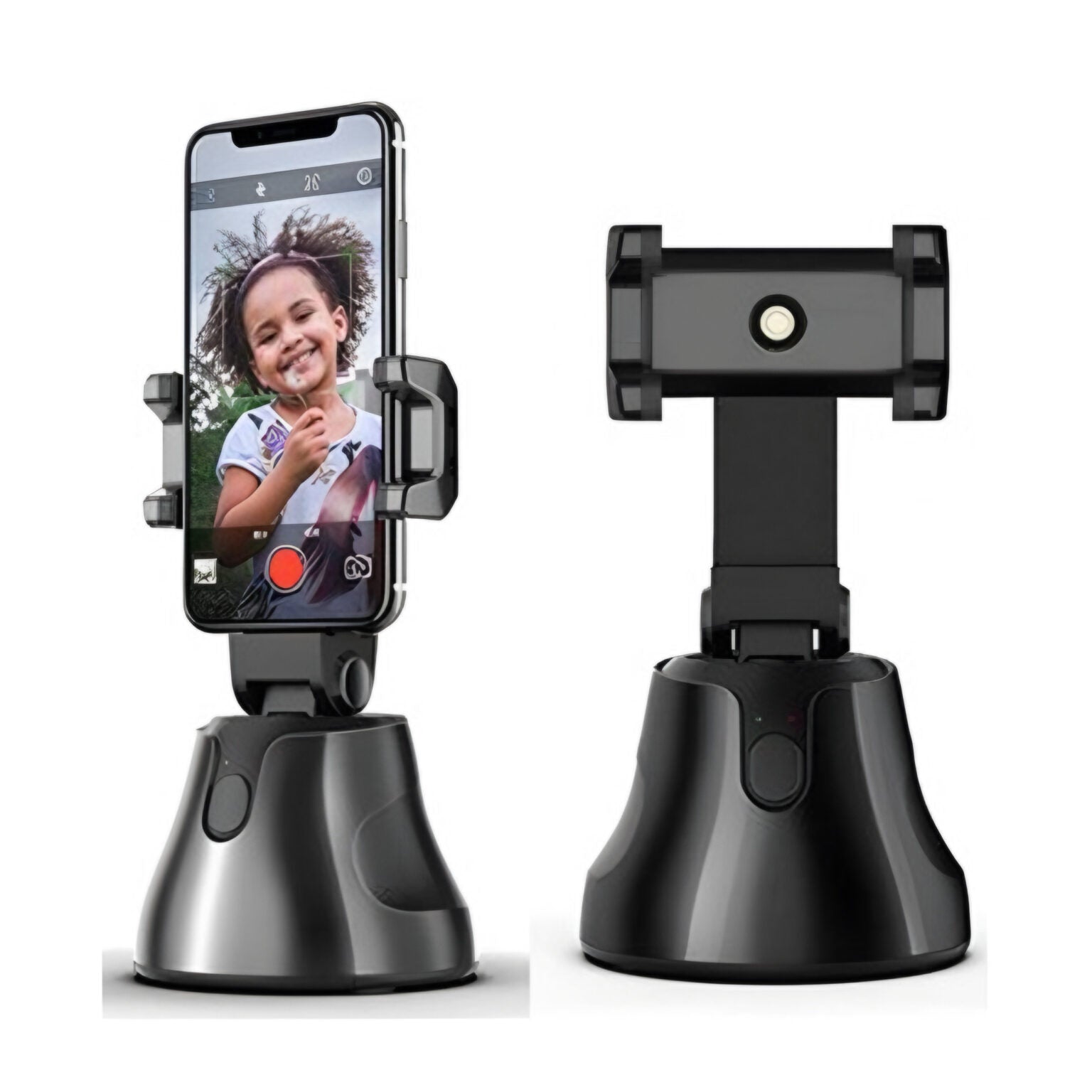 Suport autoportret inteligent pentru telefon – urmărire automată și rotație 360°