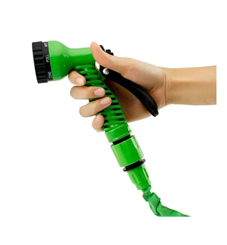 Furtun grădină extensibil 60 m cu 7 moduri de pulverizare – latex dublu