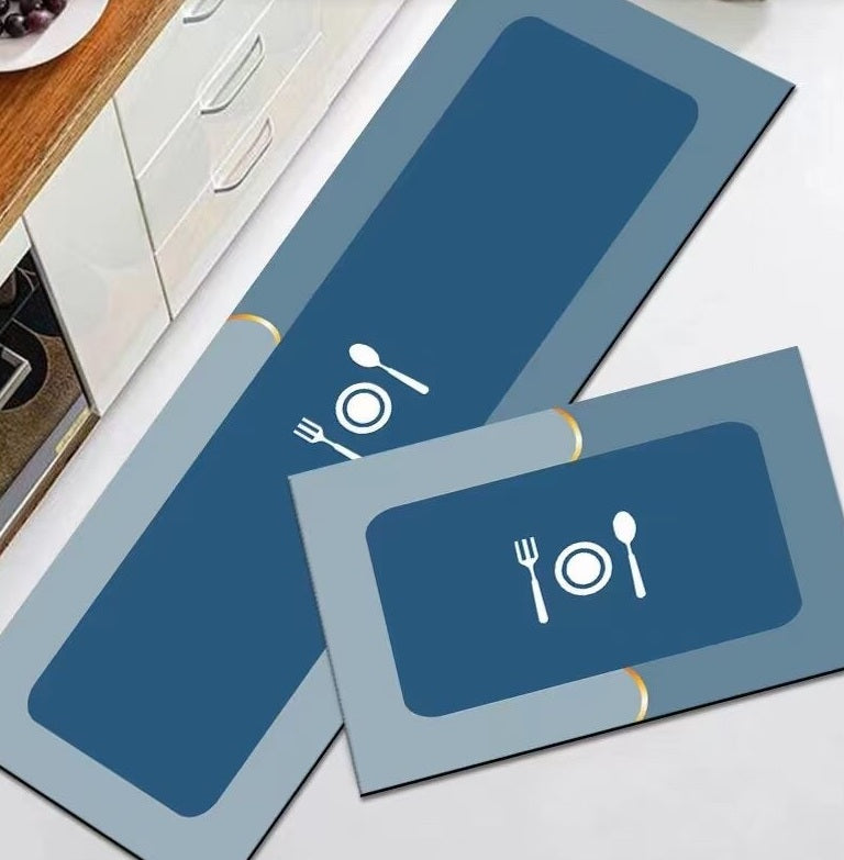 Set 2 Covorașe Absorbante cu Uscare Rapidă – Microfibră Antiderapantă