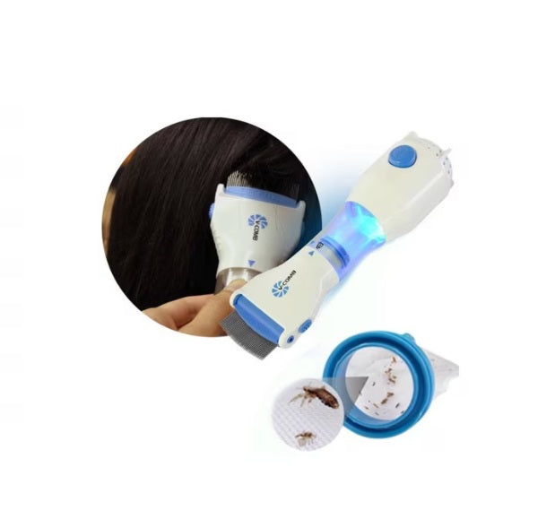 Pieptene Aspirator Electric pentru Eliminarea Păduchilor și Paraziților