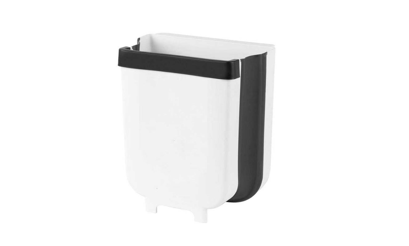 Coș de gunoi suspendat și pliabil pentru ușa dulapului – 8L