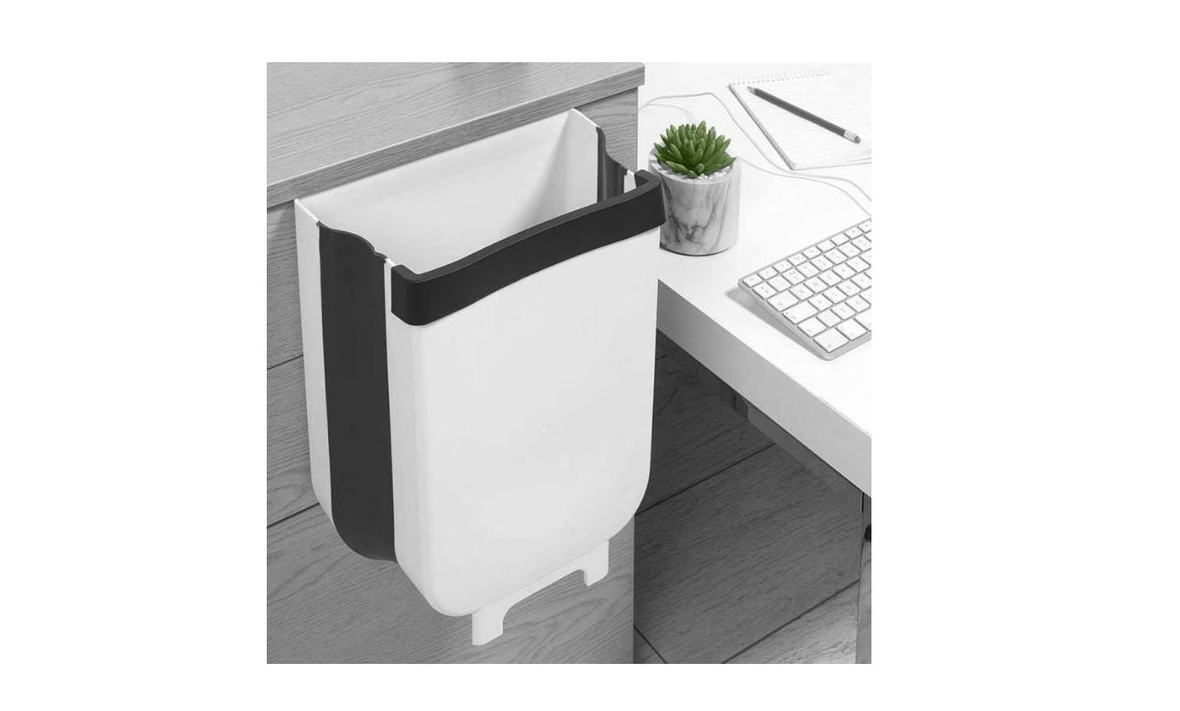 Coș de gunoi suspendat și pliabil pentru ușa dulapului – 8L