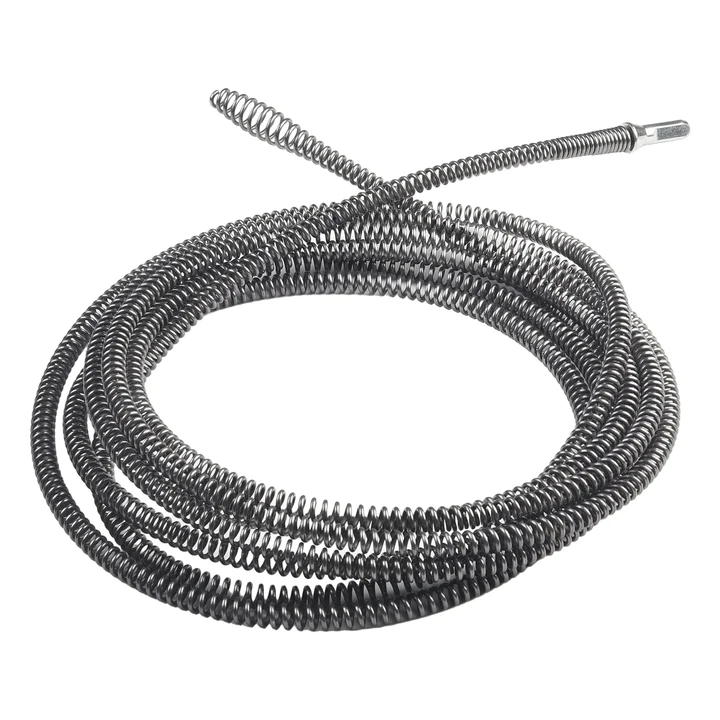 Arc pentru desfundat scurgeri 1,5-3 m — cablu flexibil pentru țevile greu accesibile