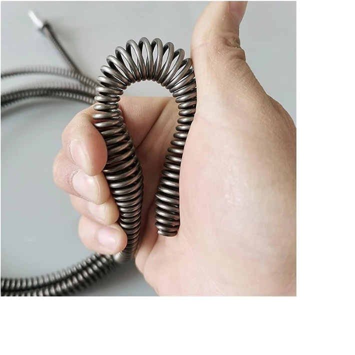 Arc pentru desfundat scurgeri 1,5-3 m — cablu flexibil pentru țevile greu accesibile