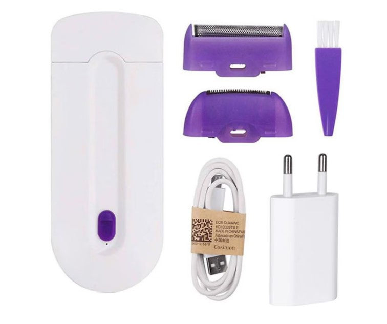 Epilator portabil cu LED şi funcţie Sensa-Light — fără durere