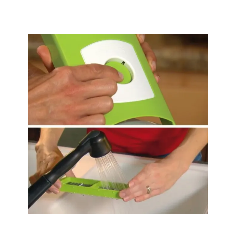 Feliator multifuncțional 12 moduri – alb / verde, lame inoxidabile