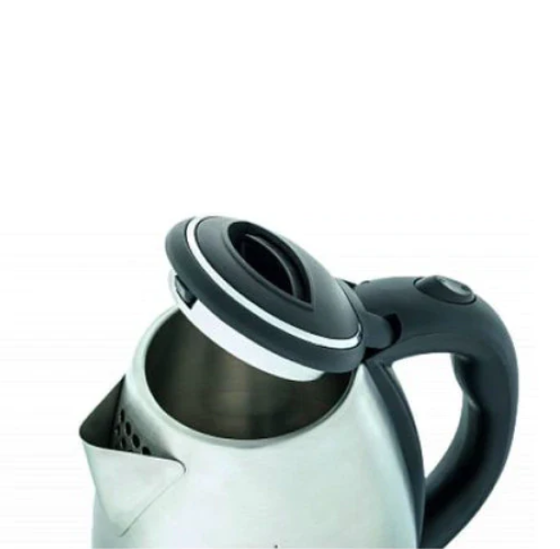 Cană-fierbător inox 1500 W, 2 L – declanşare automată, design negru-inox