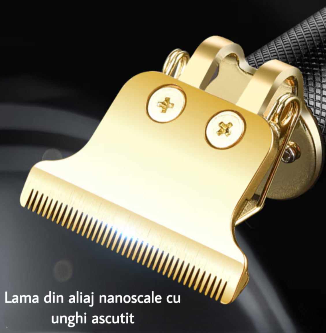 Aparat de tuns fără fir cu lamă din oţel – contur, modelare şi bărbierit uscat